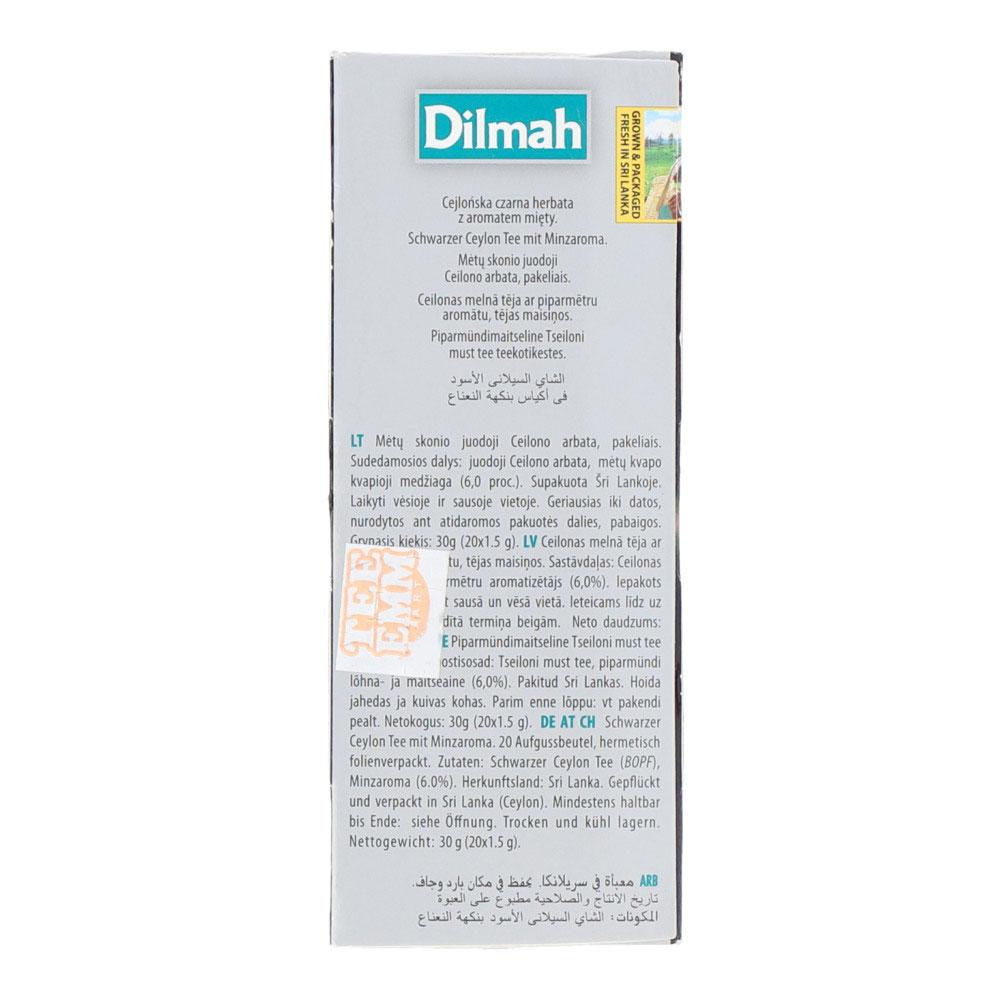 DILMAH MINT CEYLON BLACK TEA BAG 20S 30GM