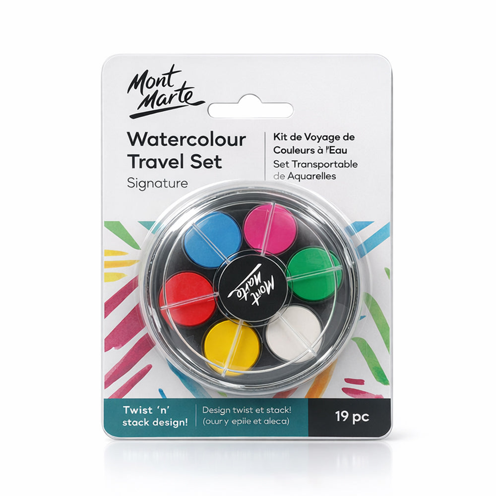 PMHS0020  MONT MARTE WATER COLOR 19PCS
