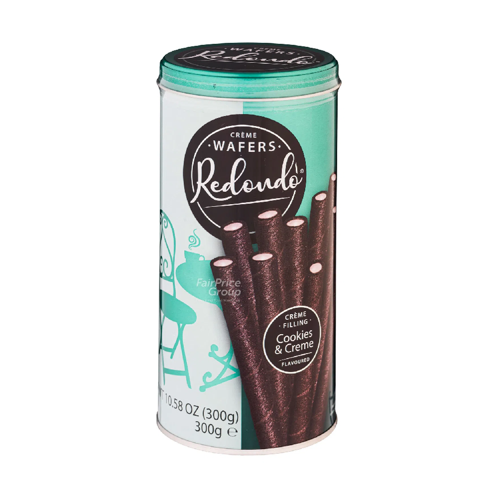 REDONDO WAFER CHOCOLATE STICK COOKIES & CREAM 300 GM