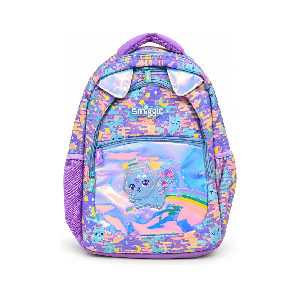 443158 SMIGGLE SCHOOL BAG PACK CAT 17INCH IR