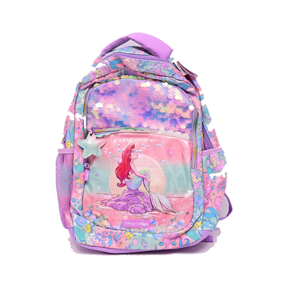 444126 SMIGGLE SCHOOL BAG PACK MERMAID 17INCH IR