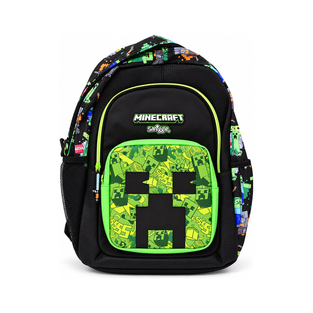 449540 SMIGGLE SCHOOL BAG PACK MINECRAFT 17INCH IR