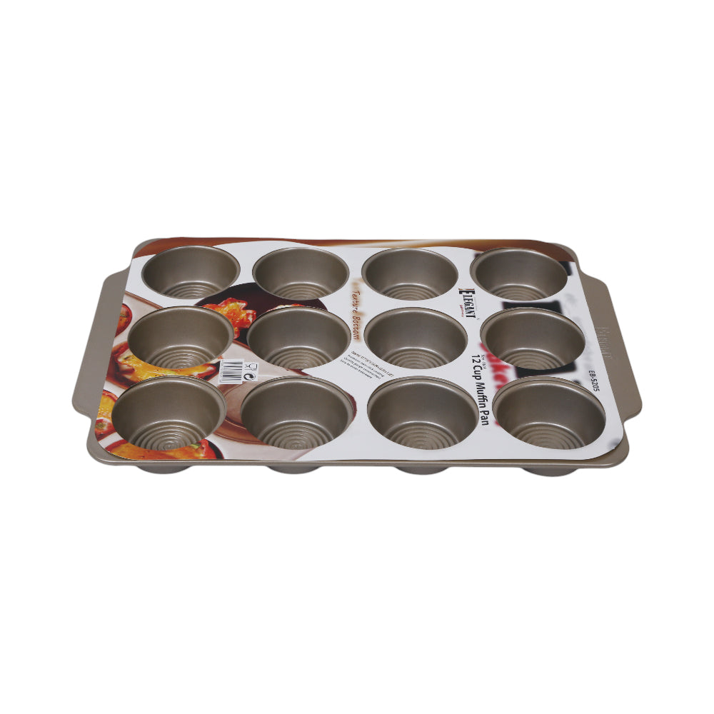 MUFFIN PAN 12 CUP ELEGANT EB5205