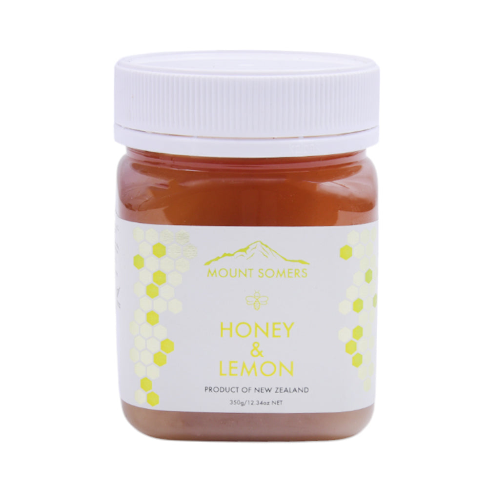 MOUNT SOMERS LEMON FLAVOUR HONEY 350 GM