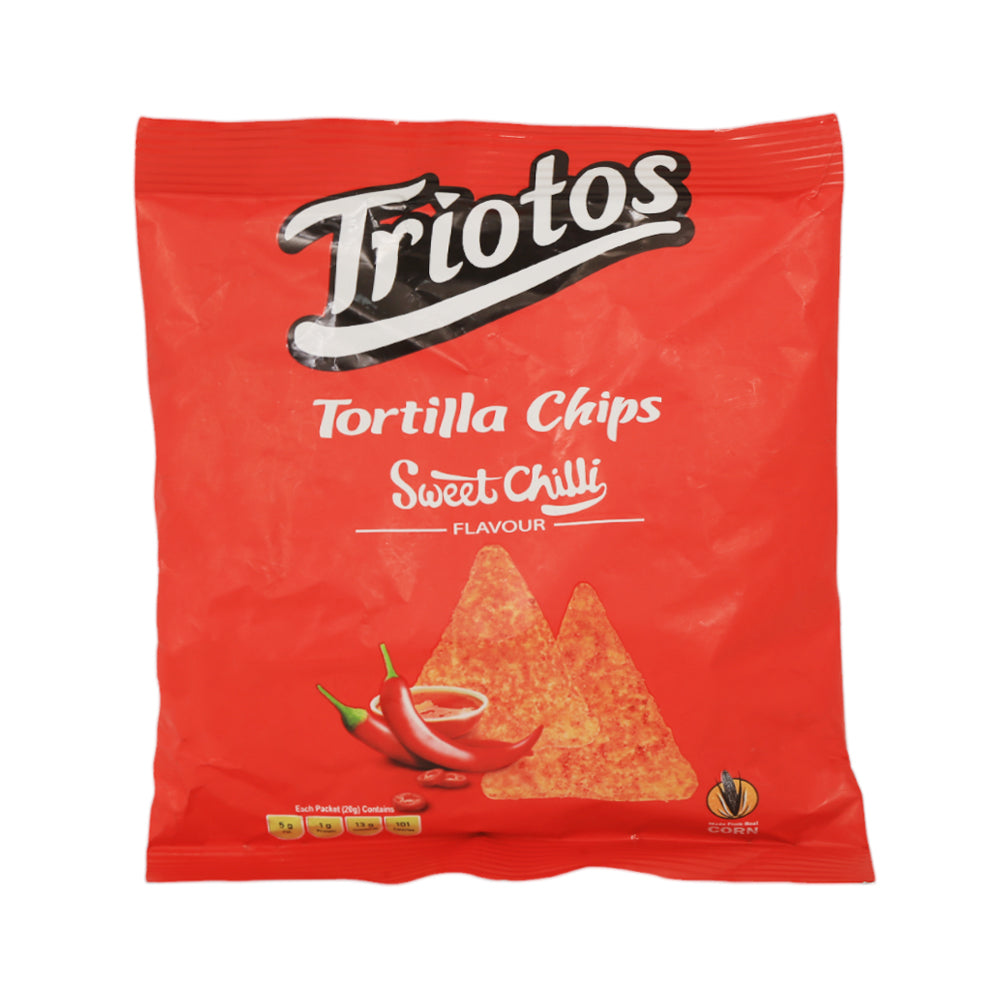 TRIOTOS TORTILLA CHIPS SWEET CHILLI 20 GM