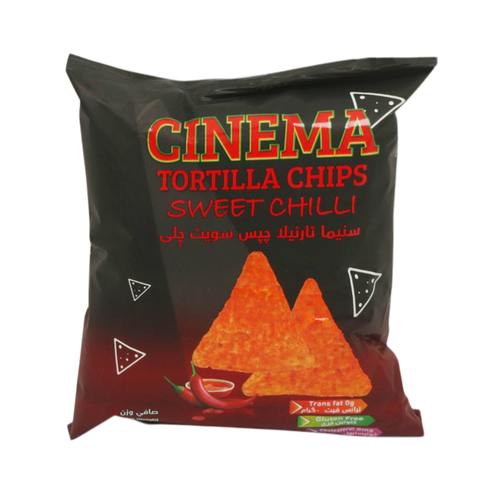 CINEMA TORTILLA CHIPS SWEET CHILLI 28 GM