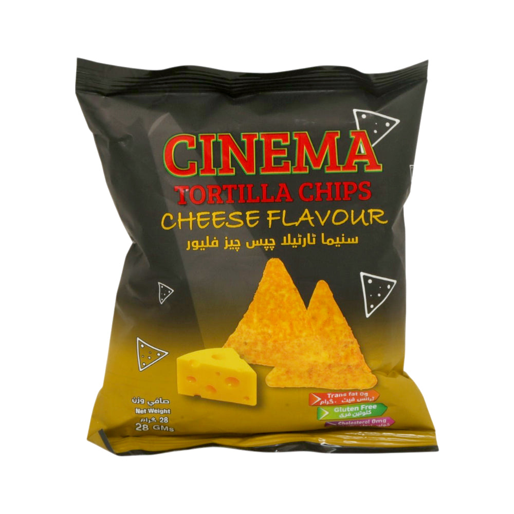 CINEMA TORTILLA CHIPS CHESSE FLAVOR 28 GM