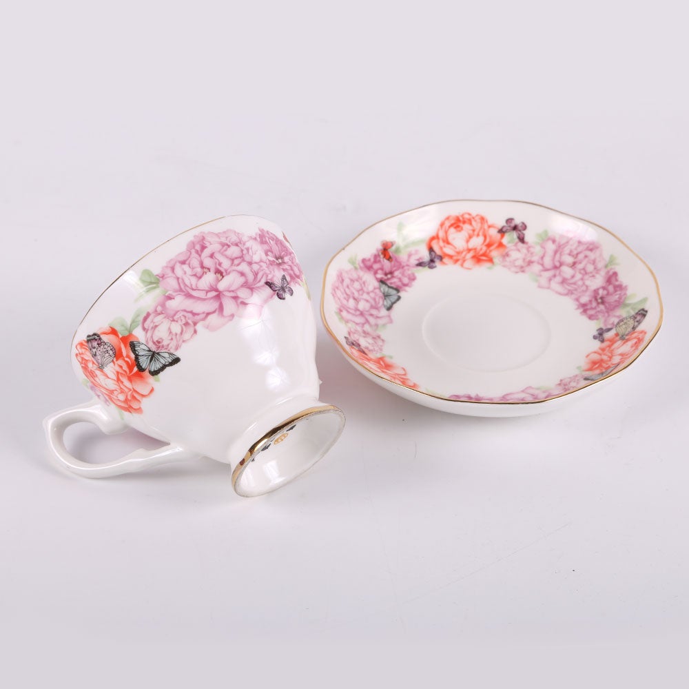 CUP & SAUCER SET ROYAL BISTRO 12PC 12-BJ-806 BASIC