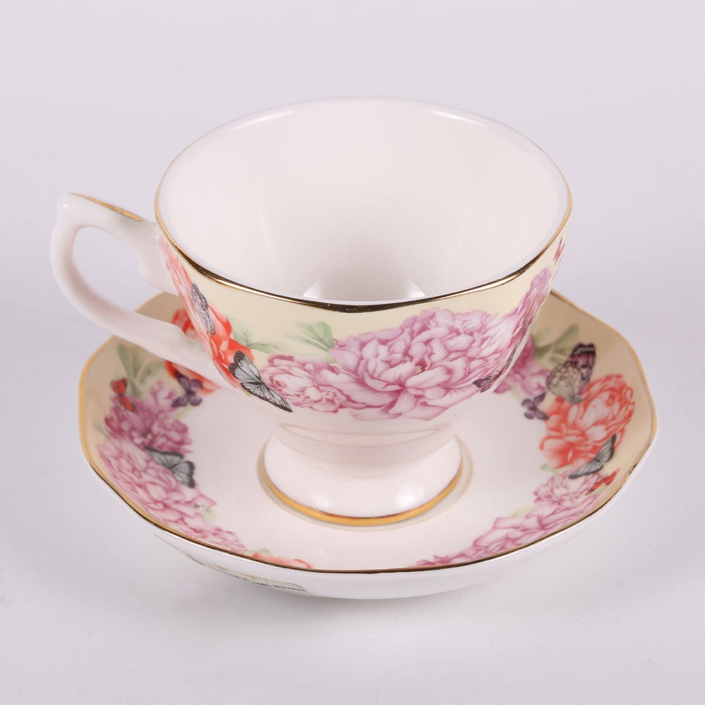 CUP & SAUCER SET ROYAL BISTRO 12PC 12-BJ-807 BASIC