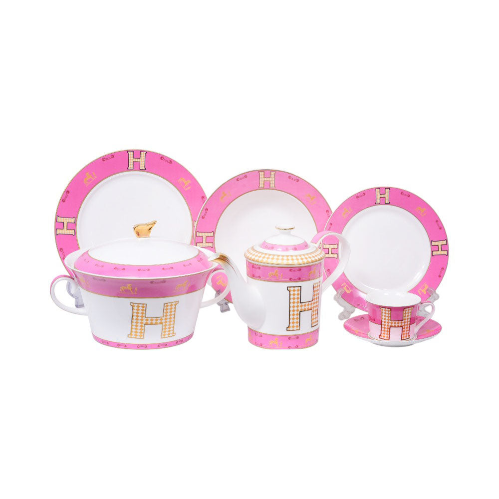 DINNER SET 85PC ROYAL BISTRO 85-678Z BASIC