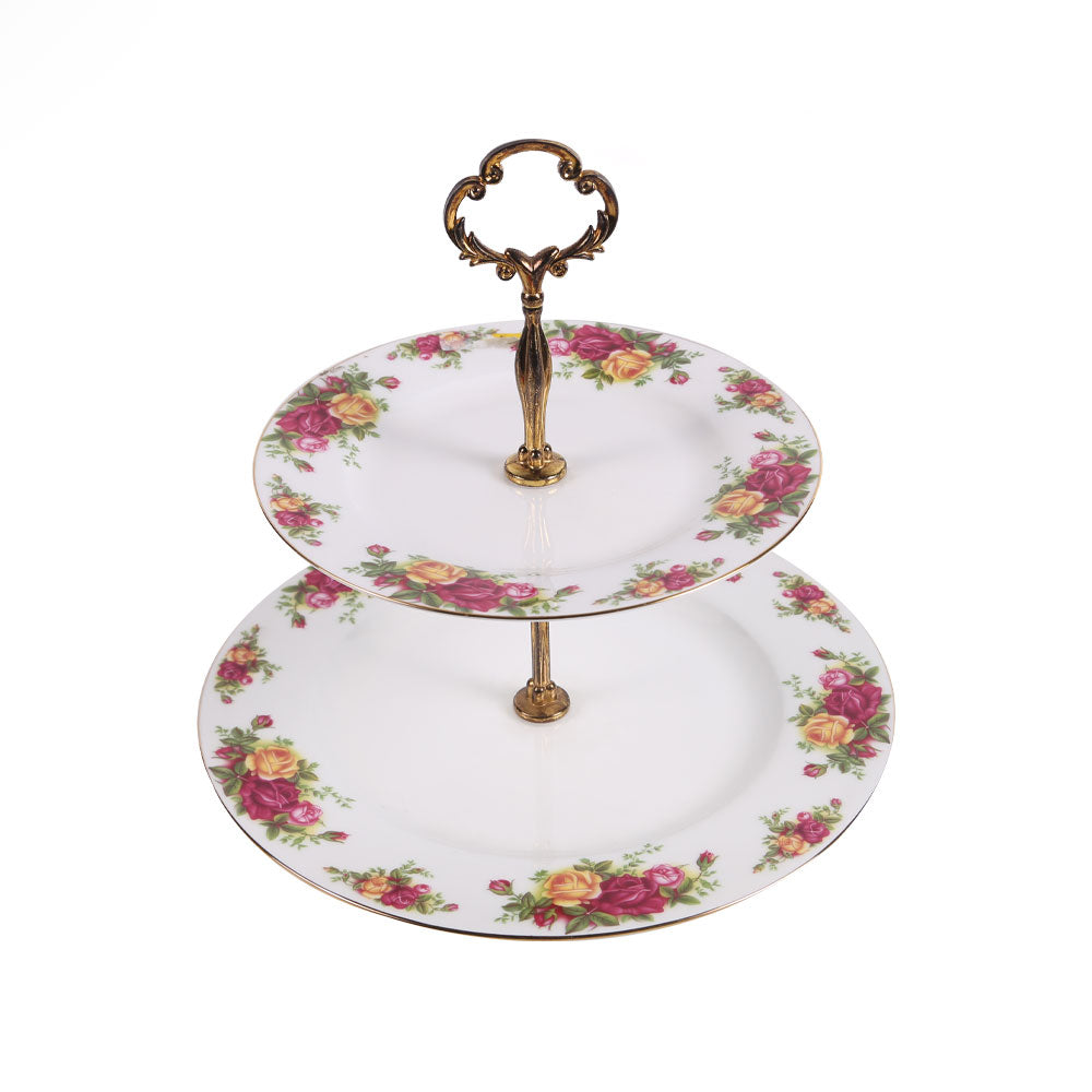 DISH CAKE ROYAL BISTRO 2TIRE K105-2-801