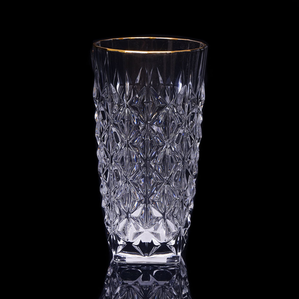 GLASS HONGLI GOLDEN IR G81913R (Pack of 6)