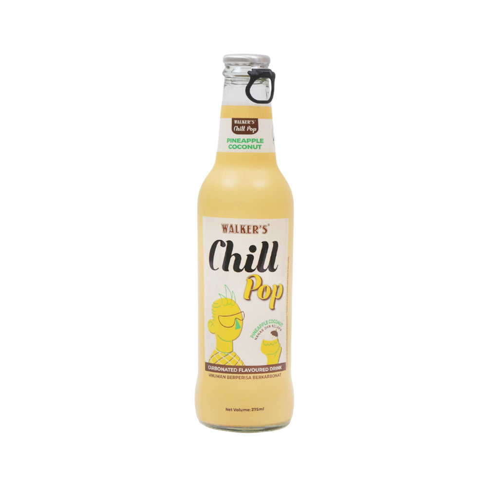 WLAKER CHILLPOP PINEAPPLE COCONUT CARBONATED DRINK 275 ML