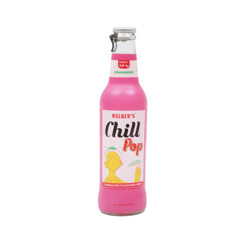 WLAKER CHILLPOP STRAWBERRY CARBONATED DRINK 275 ML