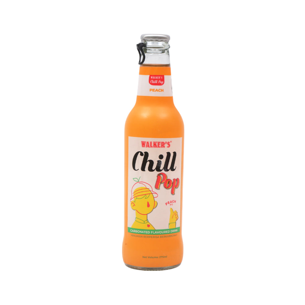 WLAKER CHILLPOP PEACH CARBONATED DRINK 275 ML