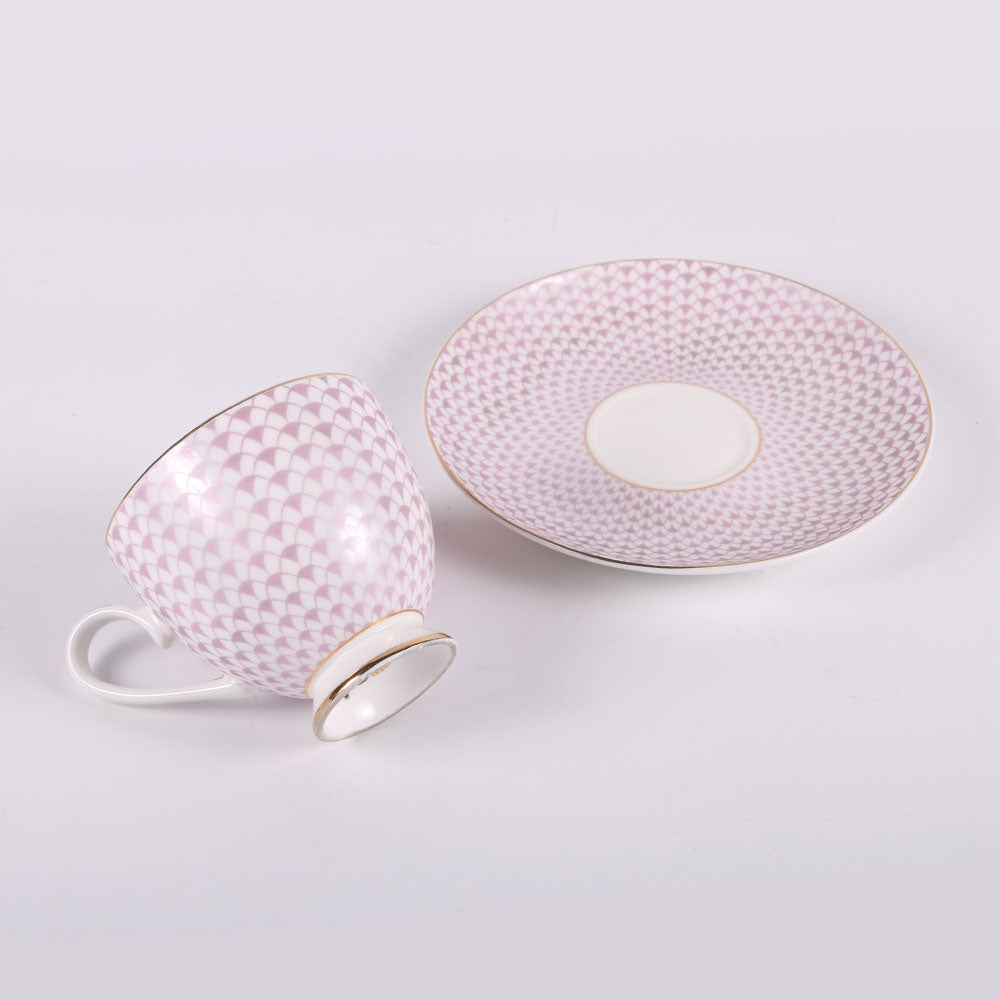 CUP & SAUCER SET ROYAL BISTRO 12PC 12-SO1-901P BASIC