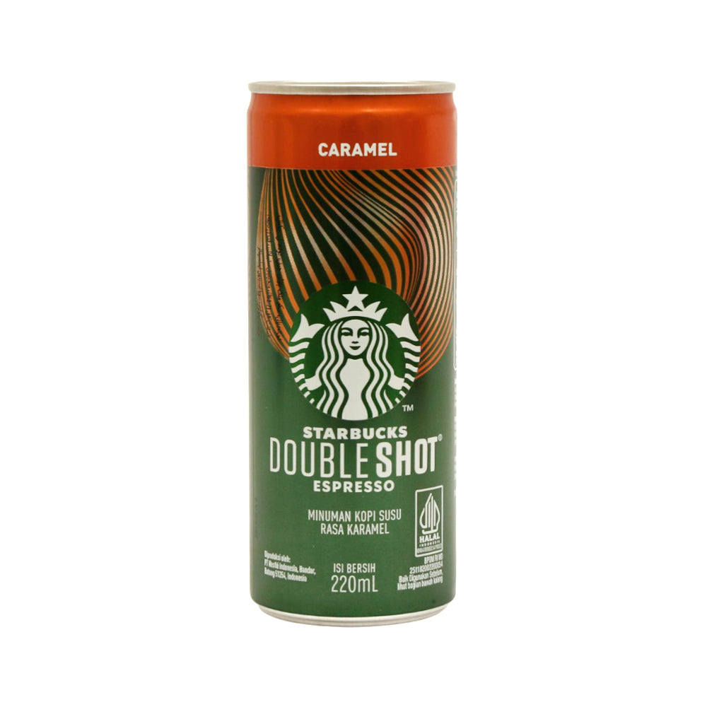 STARBUCKS DRINK DOUBLE SHOT ESPRESSO RASA KARAMEL 220 ML