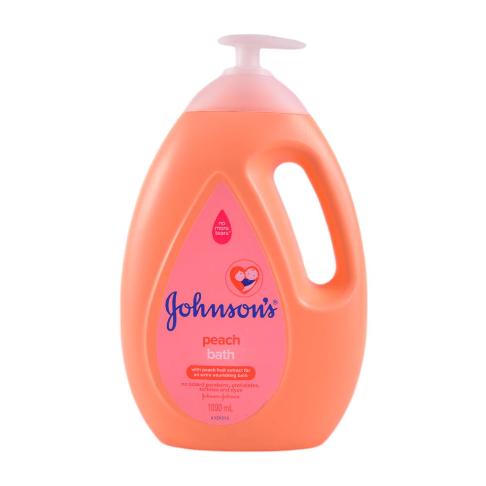 JOHNSONS BABY BATH PEACH FRUIT EXTRACT 1 LTR