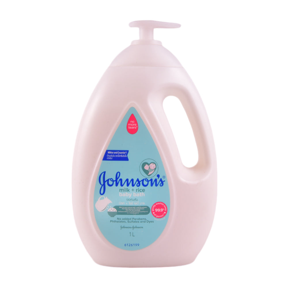 JOHNSONS BABY BATH MILK + RICE 1 LTR