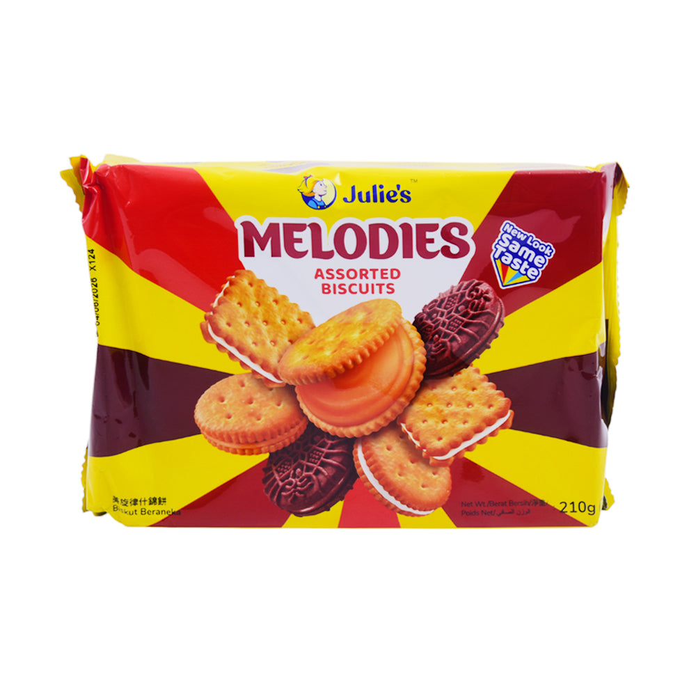 JULIES MELODIES ASSORTED BISCUITS 210 GM