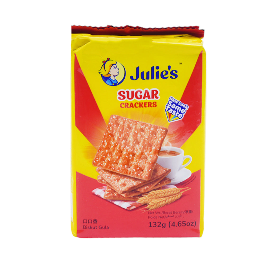 JULIES SUGAR CRACKERS BISCUITS GULA 132 GM