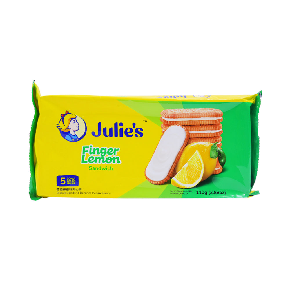 JULIES FINGER LEMON SANDWICH BISCUITS 110 GM