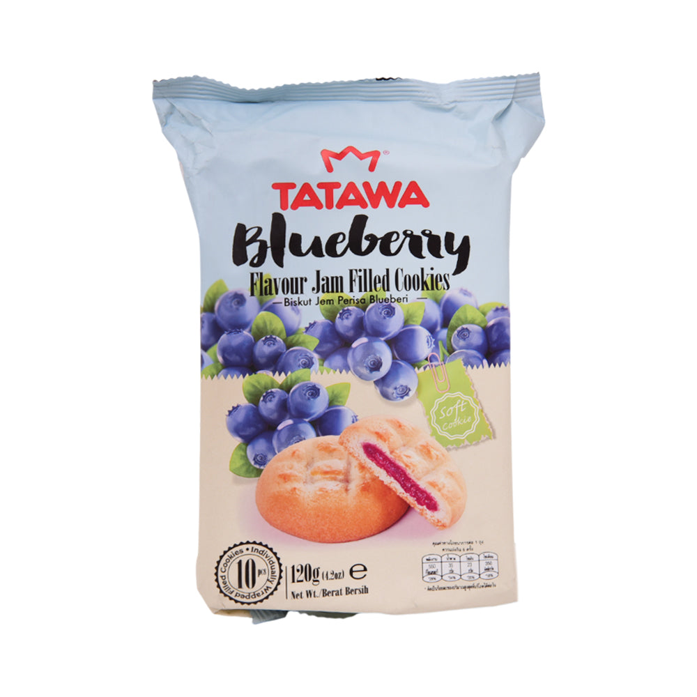 TATAWA COOKIE BLUEBERRY JAM FILLED 120 GM