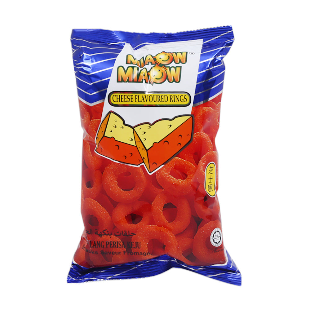 MIAOW MIAOW CHIPS CHEESE RINGS 60 GM