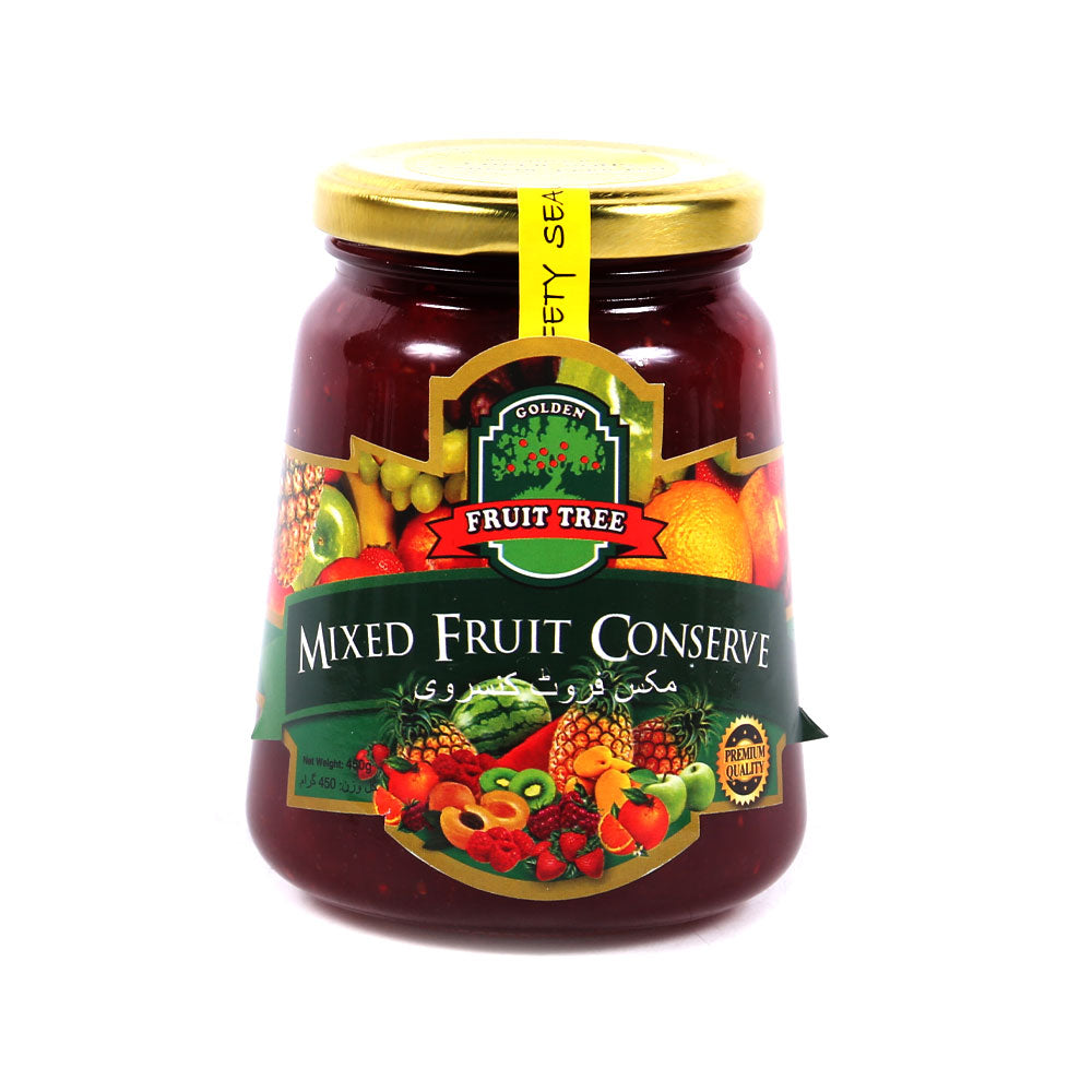 FRUIT TREE JAM MIXED FRUIT 450 GM BASIC