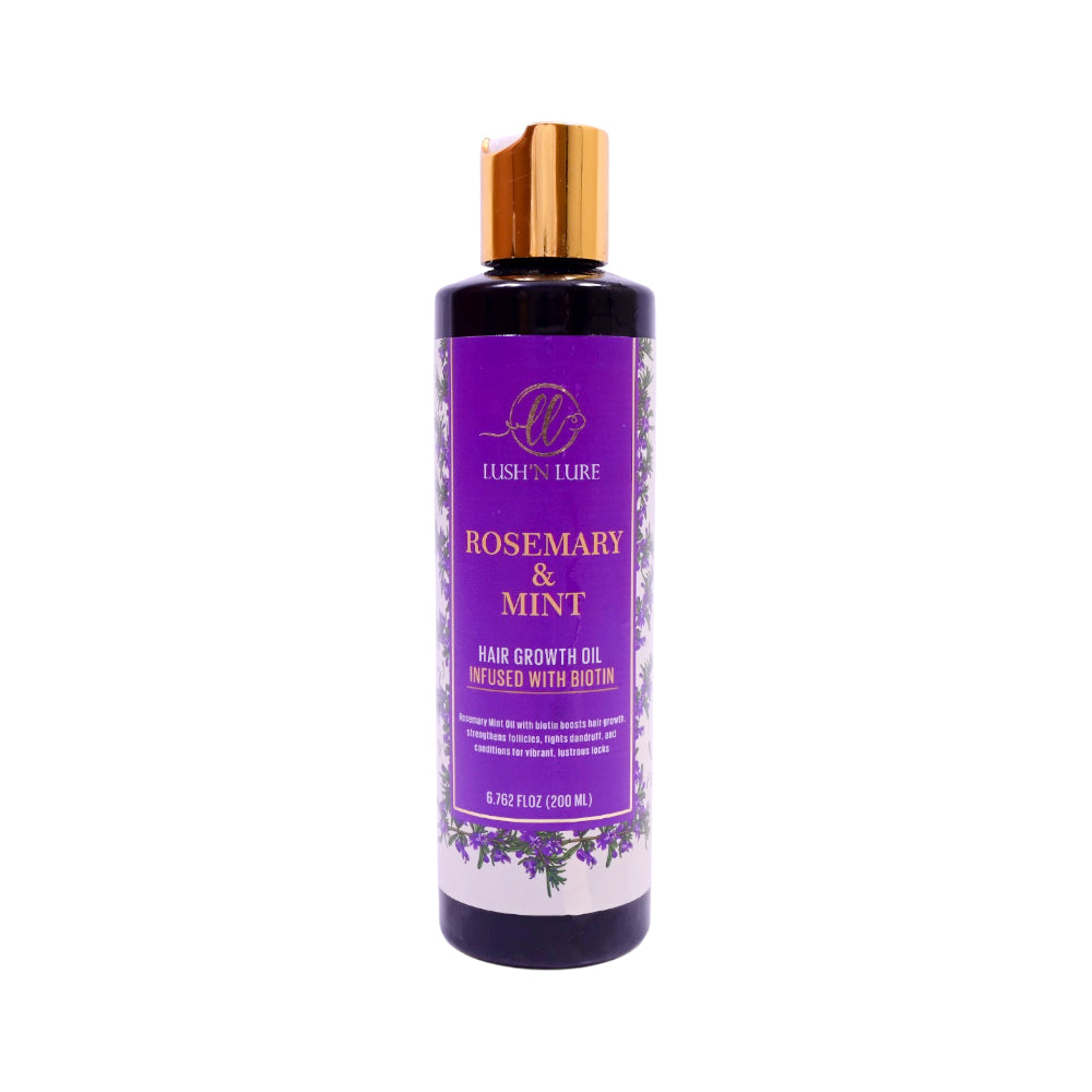 LUSH N LURE ROSEMARY & MINT HAIR GROWTH OIL 200ML