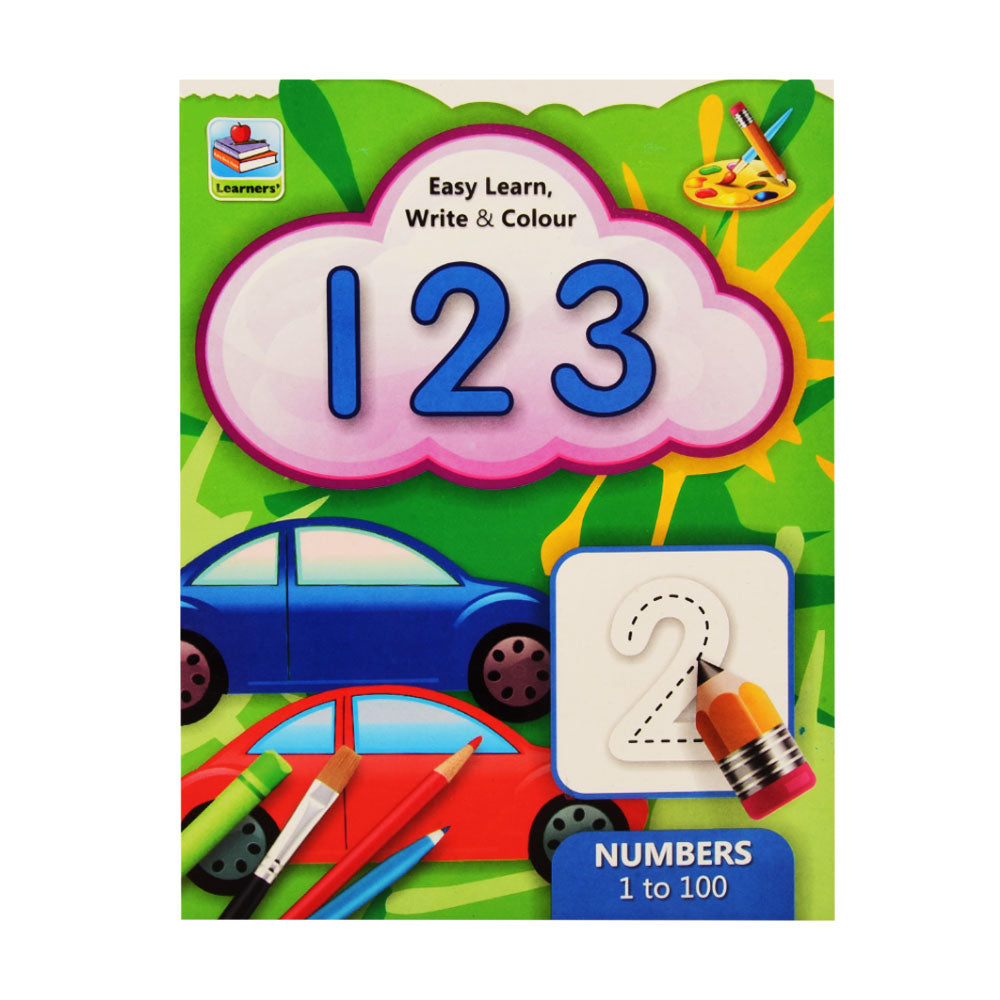 2157 Learns Easy Learn Write & Color Book 123