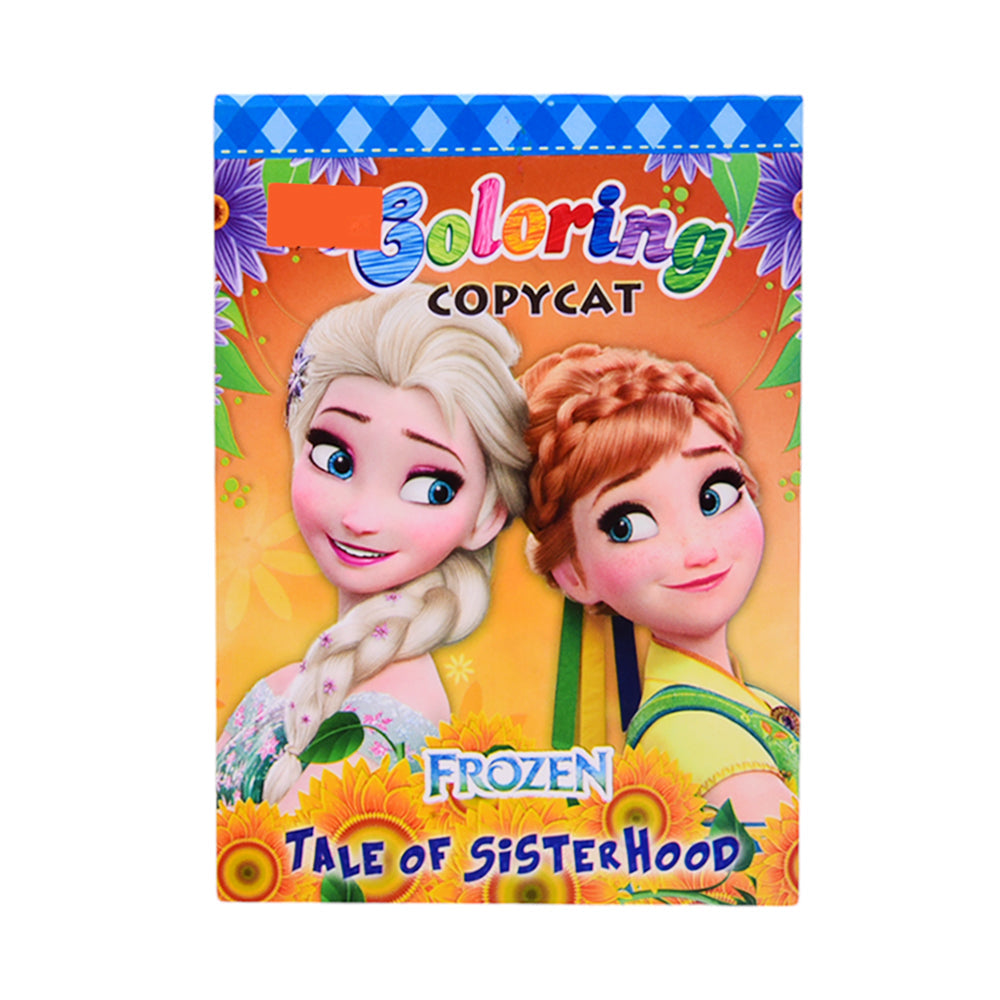1160 Frozen Tale of Sisterhood Copy Cat Coloring Book A.m