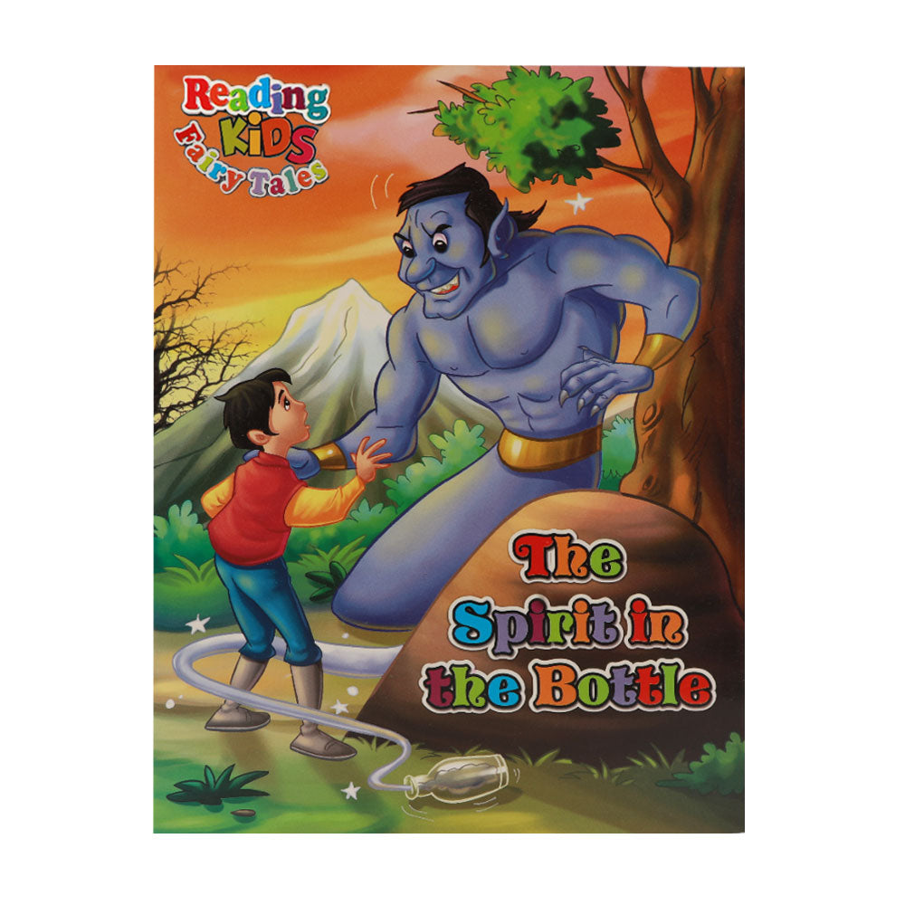 2602-E36 READING KIDS STORY BOOK THE SPIRIT IN THE BOTTLE
