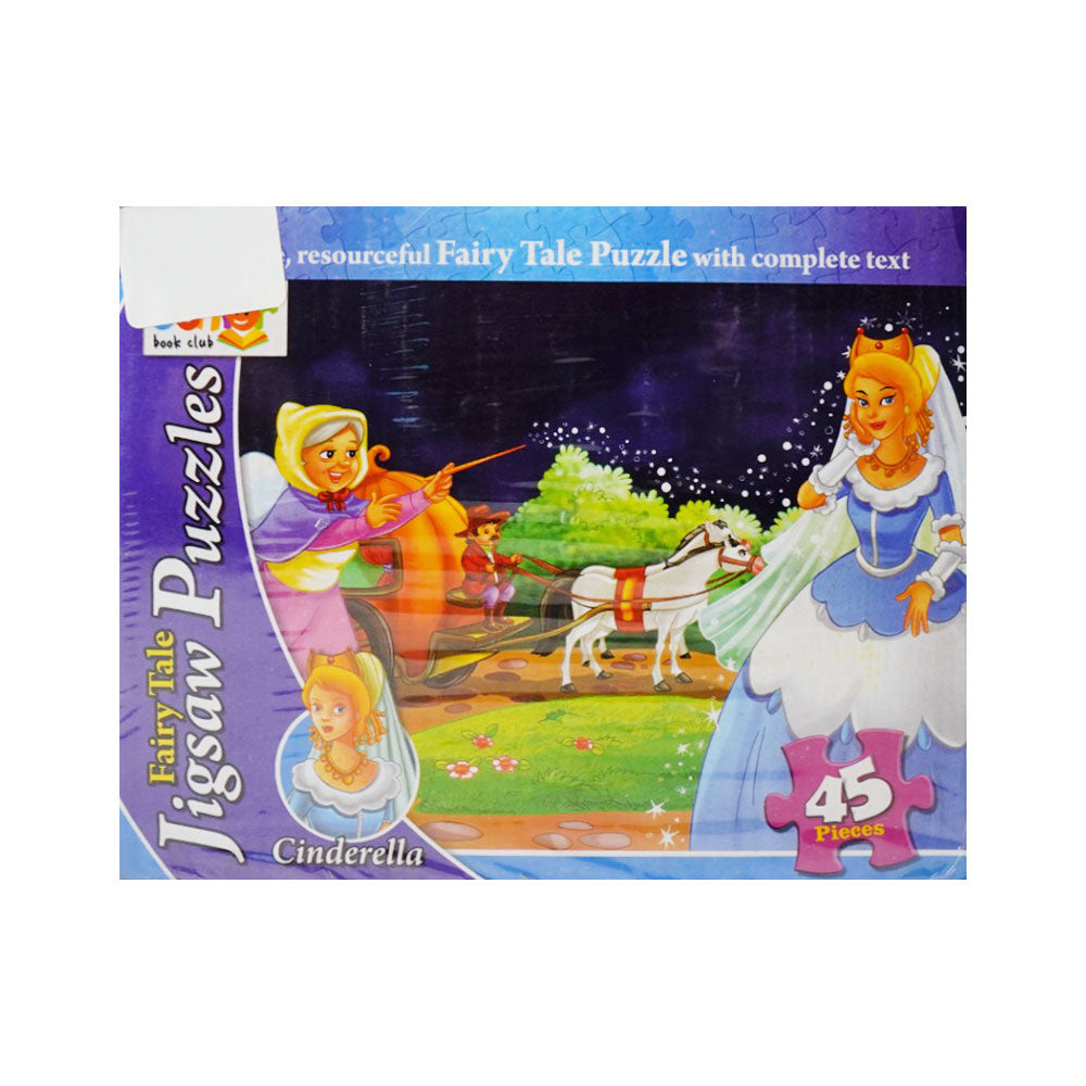 8702 FAIRY TALE PUZZLE GAME CINDRERELLA 45PCS