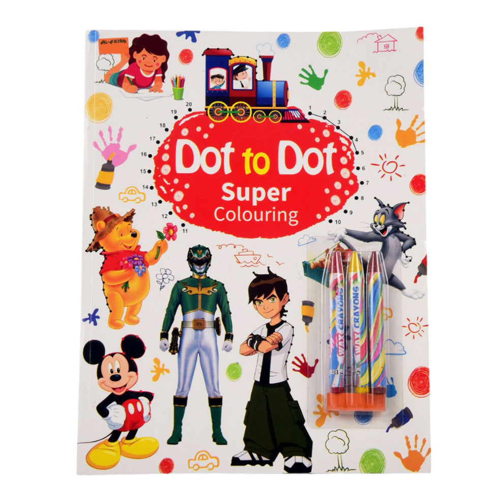 0069 DOT TO DOT SUPER COLORING BOOK A.M
