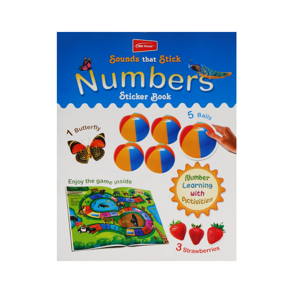 1984 NUMBERS STICKER & LEARNING BOOK A.M
