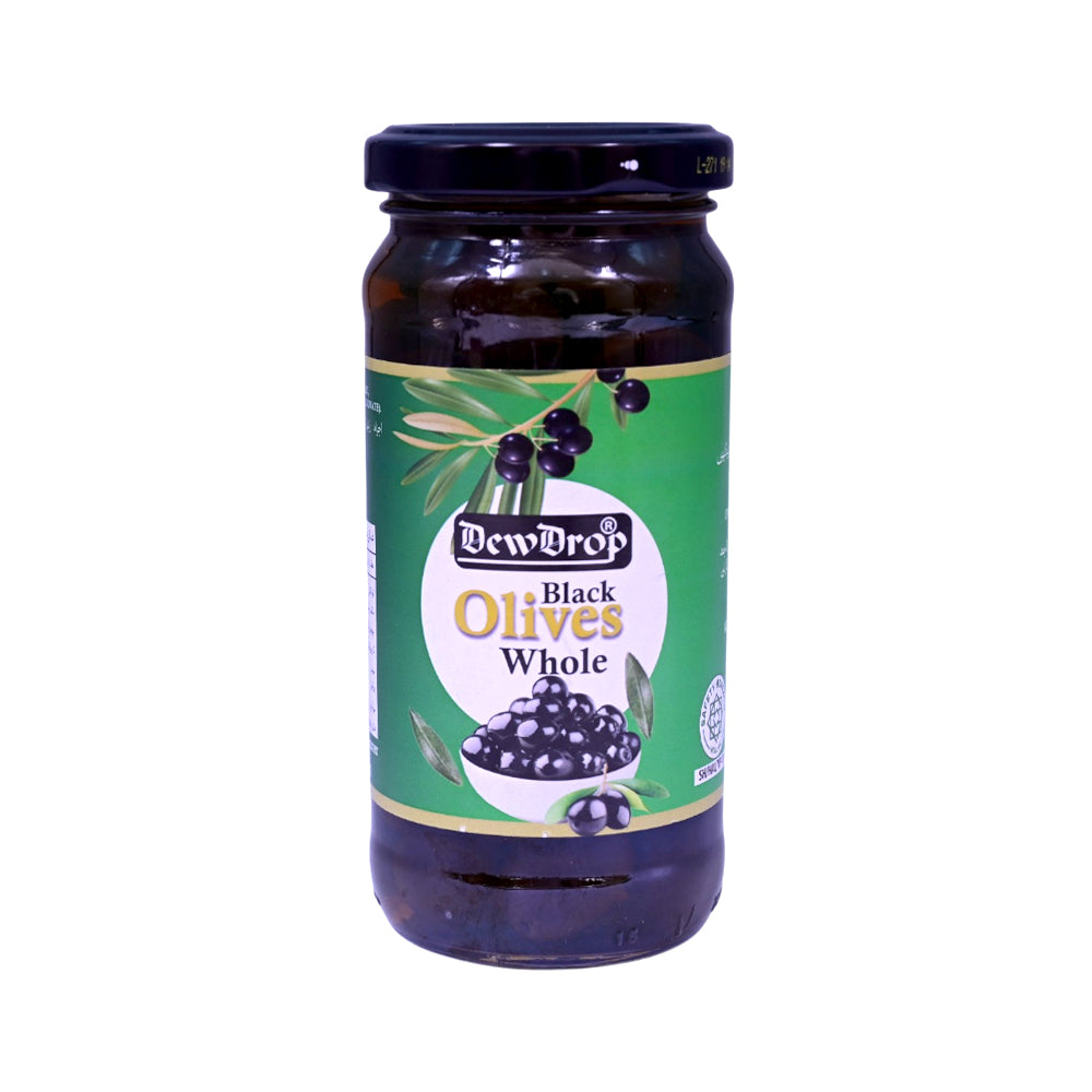 DEW DROP OLIVES BLACK WHOLE 220 GM