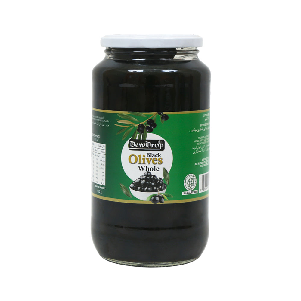 DEW DROP OLIVES BLACK WHOLE 925 GM