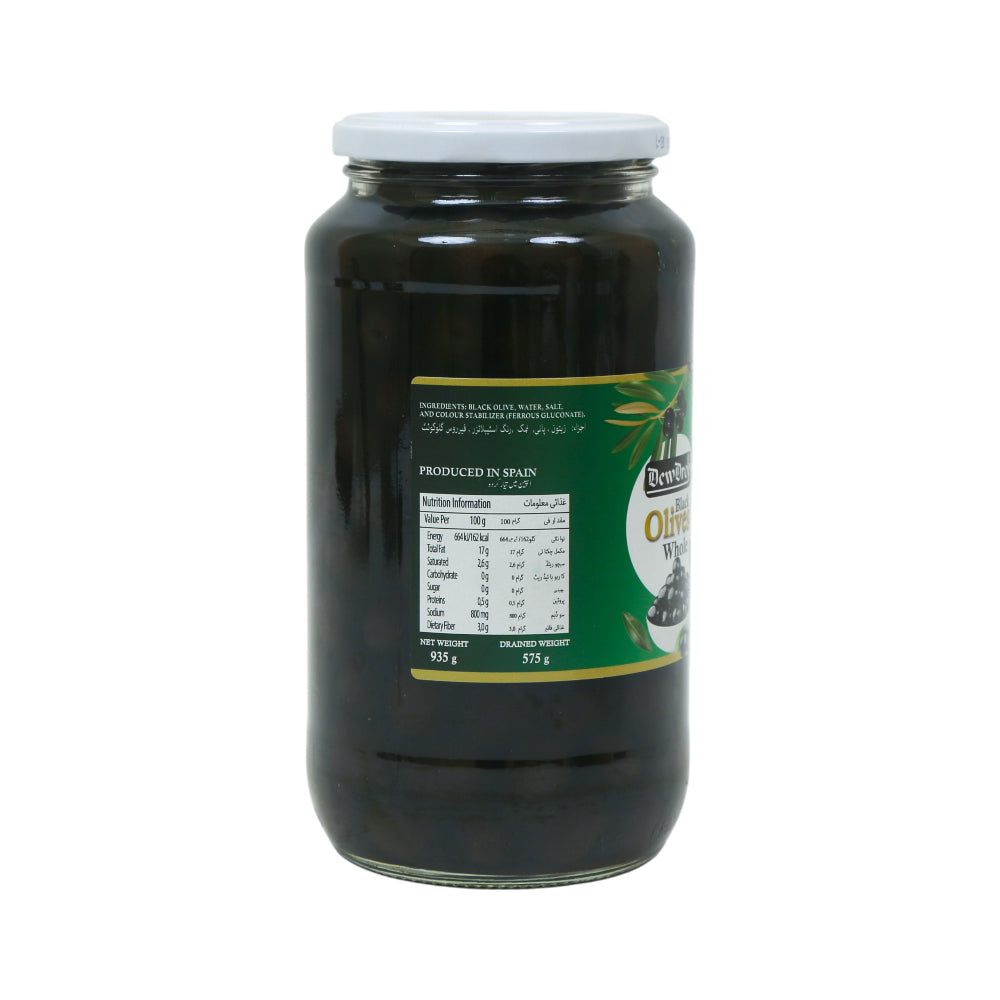 DEW DROP OLIVES BLACK WHOLE 925 GM