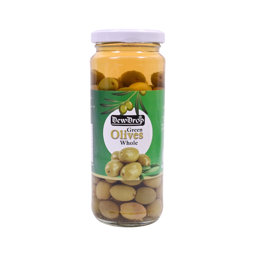 DEW DROP OLIVES GREEN WHOLE 340 GM