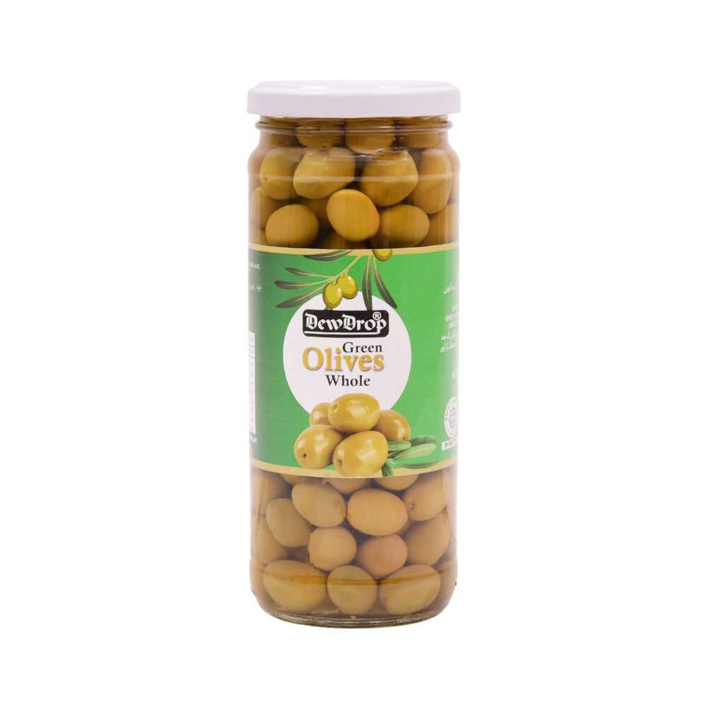 DEW DROP OLIVES GREEN WHOLE 450 GM