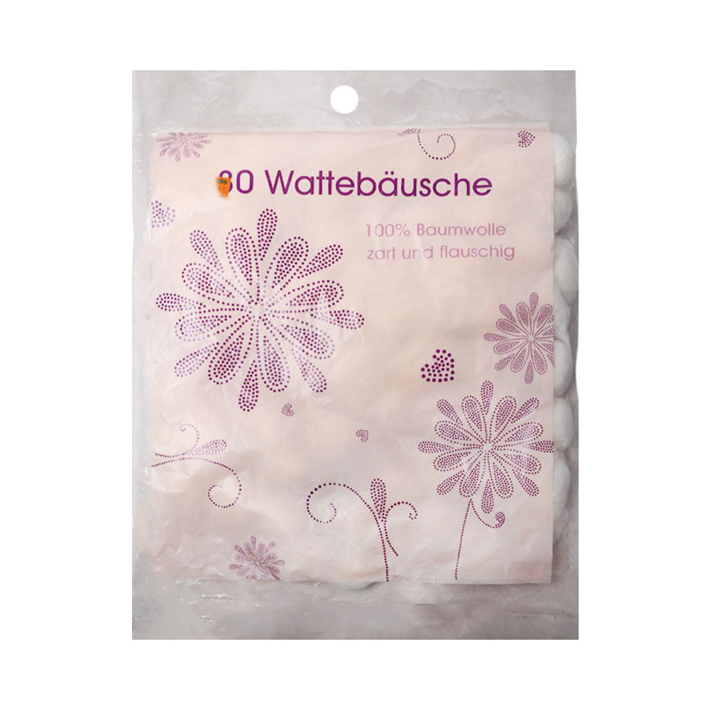 WATTEBAUSCHE COTTON BALLS 80PC IR 4-1