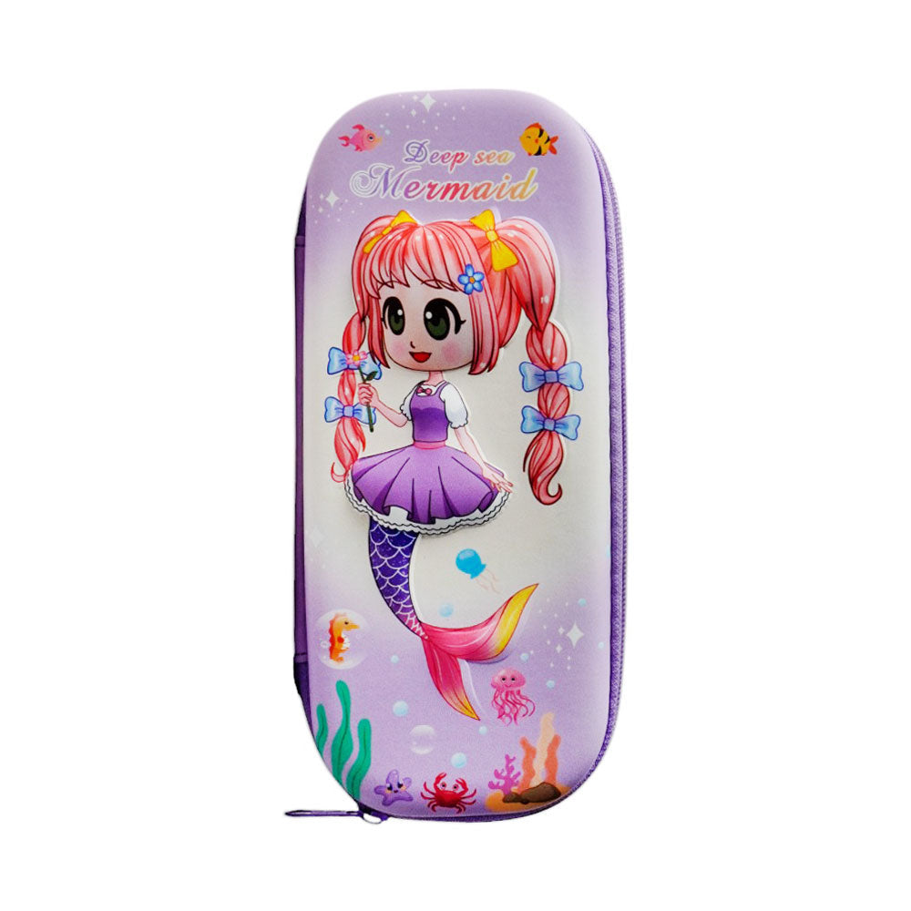 6663 Pencil Pouch with Zipper Mermaid