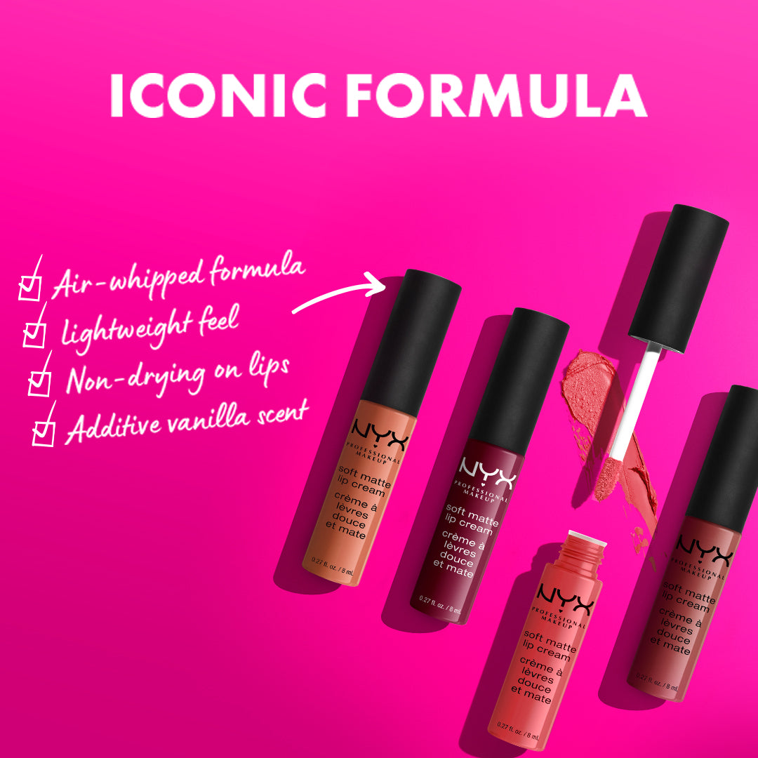 NYX ABU DHABI SOFT MATTE LIP CREAM 8 ML