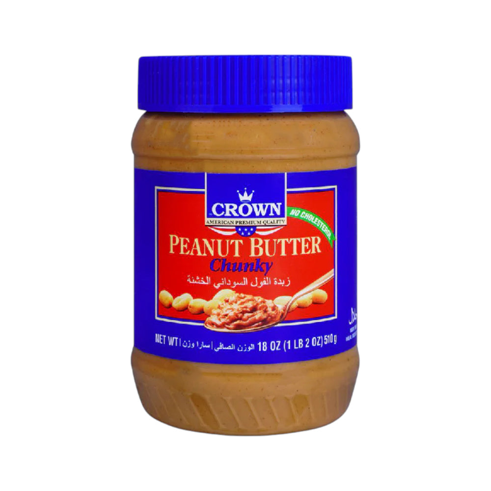 CROWN PEANUT BUTTER CHUNKY 510 GM