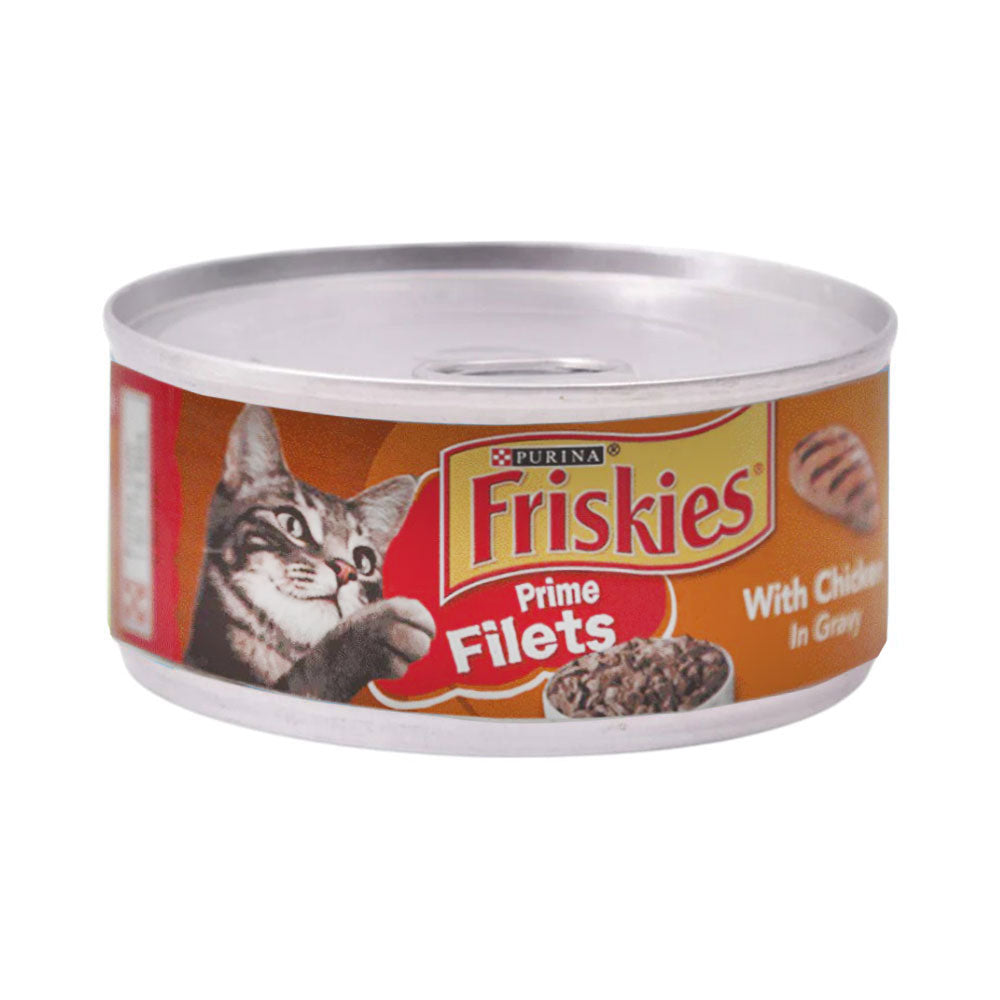 PURINA FRISKIES CAT FOOD CHICKEN IN GRAVY FILETS 156 GM