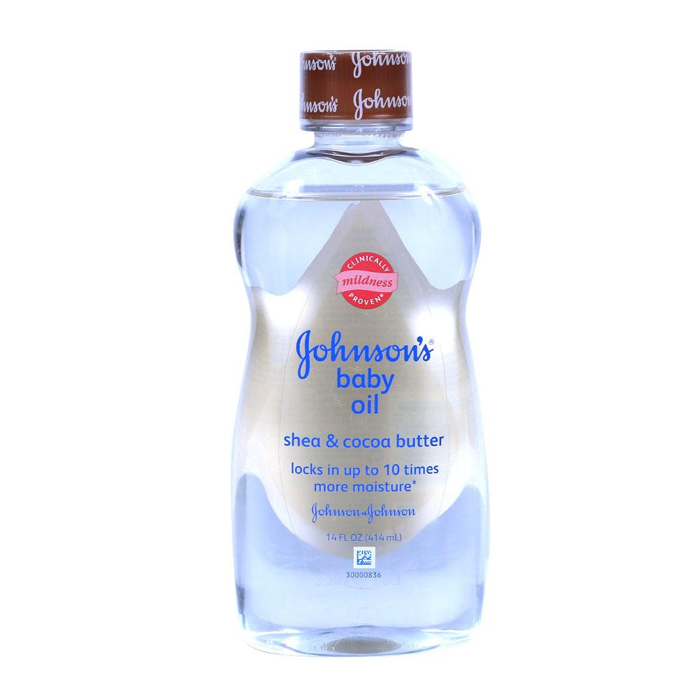 JOHNSONS BABY OIL SHEA AND COCOA BUTTER 414 ML