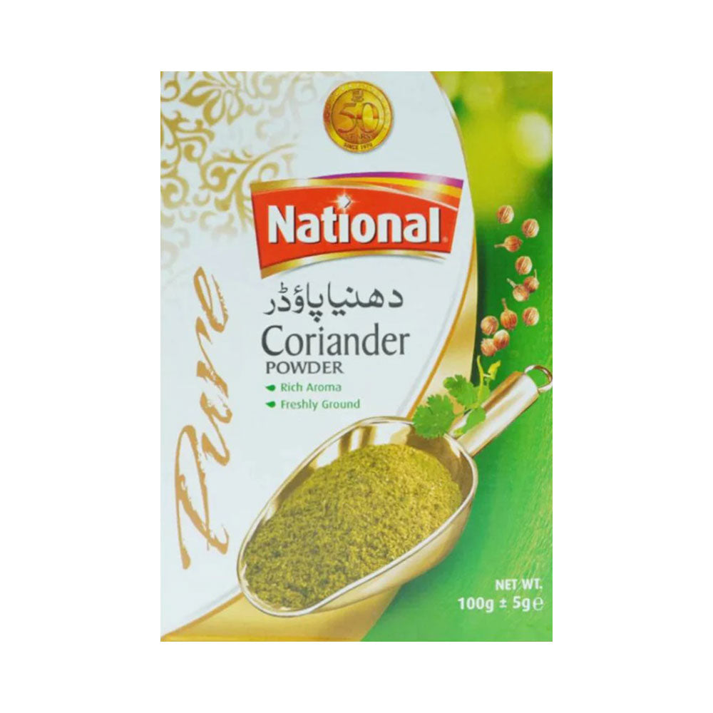 NATIONAL PURE CORIANDER POWDER 100 GM
