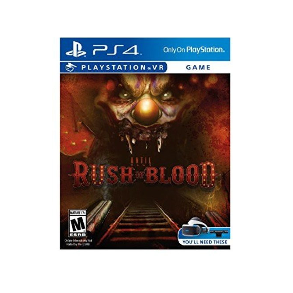 SONY PS4 GAME DISC UNTILL DAWN RUSHBLOOD PC