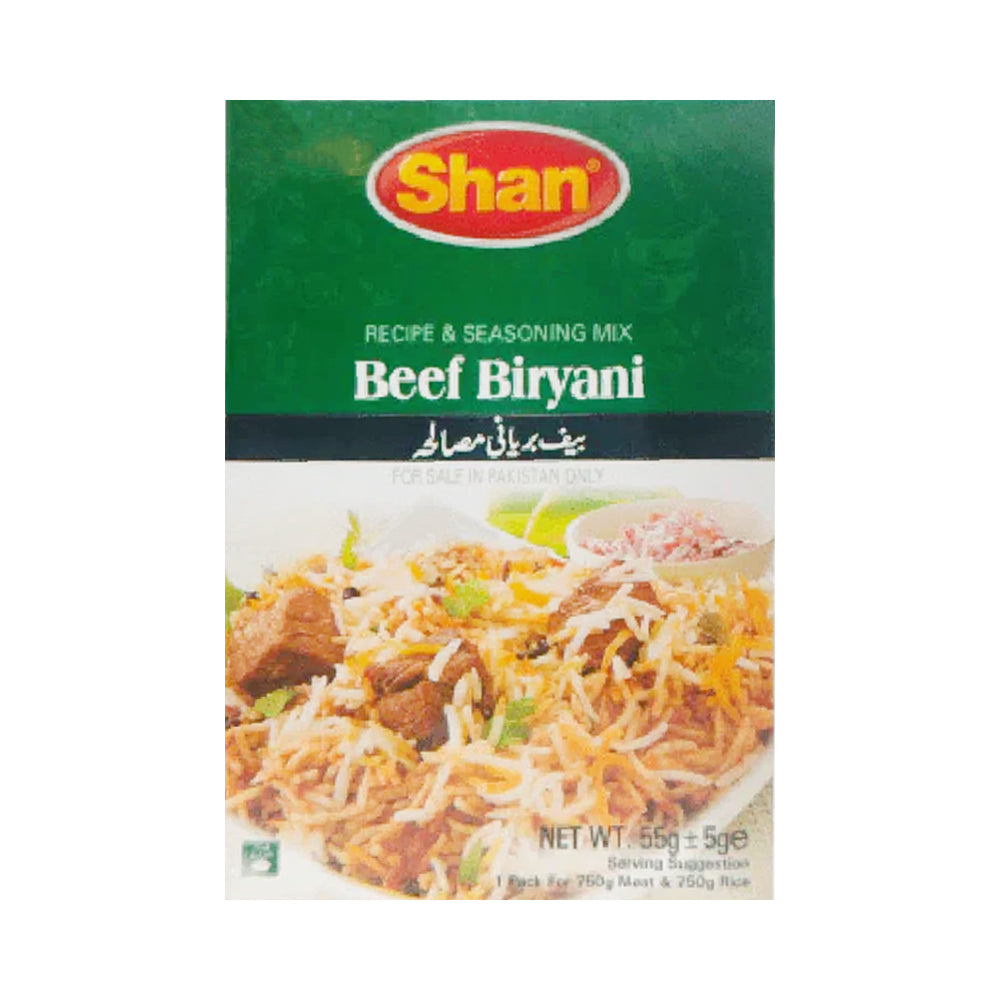 SHAN KARACHI BEEF BIRYANI MASALA 55 GM